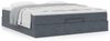 vidaXL Ottoman-Bett mit Matratze Dunkelgrau 180x200 cm Samt 3311202 Bild 4