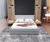 FDM Polsterbett Bettrahmen Bettgestell 90x200, 120x200, 140x200, 160x200, 180x200 cm (MADE IN EU - mit hochwertigem Velours Bezug, Bettrahmen, Bett, Optional mit Matratze bestellbar, mit großen gepolsterten Kopfteil, mit Bettkasten zum aufklappen), Meta... Bild 3