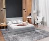 FDM Polsterbett Bettrahmen Bettgestell 90x200, 120x200, 140x200, 160x200, 180x200 cm (MADE IN EU - mit hochwertigem Velours Bezug, Bettrahmen, Bett, Optional mit Matratze bestellbar, mit großen gepolsterten Kopfteil, mit Bettkasten zum aufklappen), Meta... Bild 5