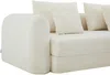 Vente-unique - CATONO Sofa Stoff Beige - B 111 cm x H 87 cm x L 240 cm Bild 5