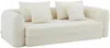 Vente-unique - CATONO Sofa Stoff Beige - B 111 cm x H 87 cm x L 240 cm Bild 3