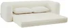 Vente-unique - CATONO Sofa Stoff Beige - B 111 cm x H 87 cm x L 240 cm Bild 4