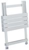 Relaxdays Klapptisch, Aluminium Silber, 49,5 x 47,5 x 61 cm Bild 5
