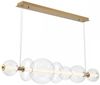 Elstead Lighting LED Pendelleuchte Atomo 7-flammig Gold gebürstet 3000K Bild 2