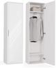 TOPESHOP GARDEROBENSCHRANK DUO Eiche Spiegel 180x50x35 (H 180 x T 35 x B 50 cm) Bild 5