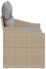 vidaXL Garten-Sofa mit Kissen 123 x 62 x 69 cm Poly-Rattan 42006785 Bild 5
