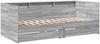 vidaXL Tagesbett mit Schubladen ohne Matratze Grau Sonoma 90x200 cm 3280851 Bild 3
