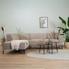 Bronx71 Ecksofa Kansas Stoff taupe links Bild 2