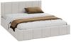 FDM Polsterbett FLORIDA Paris Bettgestell 90x200, 120x200, 140x200, 160x200, 180x200 cm (verfügbar 90x200 120x200 140x200 160x200 180x200 cm, Bettrahmen, Bett, mit großen gepolsterten Kopfteil, mit Bettkasten zum aufklappen), Hebbarer Metallrahmen, Bettk... Bild 2