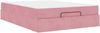 vidaXL Bettgestell mit Matratze 2 pcs Rosa Samt 3399575 Bild 2