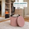 Relaxdays Hocker aus Samt mit Stauraum Bild 5
