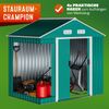 GARDEBRUK® XL Metall Gerätehaus mit Fundament Gartenhaus Bild 2