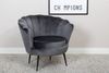 ebuy24 Relaxsessel Calais Sessel Velour dunkelgrau. (1-St) Bild 3