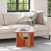 Couchtisch, Sofatisch Wachsbraun 50 x 50 x 35 cm Massivholz Kiefer Bild 2