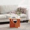 Couchtisch, Sofatisch Wachsbraun 50 x 50 x 35 cm Massivholz Kiefer Bild 4