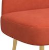 vidaXL Gepolsterte Bank mit Rückenlehne Rot orange 110 x 60 x 76 cm 42040784 Bild 5