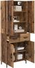 vidaXL Highboard Wandmontiert Altholz 69,5 x 34 x 180 cm Holzwerkstoff 3415832 Bild 3