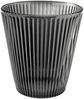 Ripple Karaffenset aus Glas – 1,8 Liter Karaffe mit 6 Gläsern Schwarz/Silber Bild 3