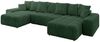 ALTDECOR Wohnlandschaft ENIL-U, Couch mit Schlaffunktion, Wohnzimmer - Ecksofa, Corner Sofa Bett Eckcouch Couch U-Form Schlafcouch Ausziehbar Bild 2