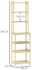 HOMCOM Badregal Badezimmerregal mit 7 Ebenen, Standregal, Aufbewahrungsregal aus Bambus 1-tlg, für Wohnzimmer, Badezimmer, Natur, 44 x 33 x 180 cm Bild 2