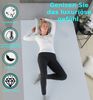 MALIKA® Premium warme Spannbettlaken Cashmere-Touch Bettlaken Jersey Fleece Spannbetttuch Laken, Farbe:Silber, Größe:90-100x200 cm Bild 2