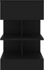 vidaXL Nachttisch Schwarz 40x35x65 cm Holzwerkstoff 808650 Bild 4