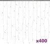 vidaXL Lichtervorhang LED Eiszapfen 10 m 400 LED Kaltweiß 8 Funktionen 328911 Bild 2