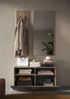 Dmora Schuhschrank Indang, Schuhregal, Mehrzweck-Eingangsgarderobe, Möbel für Schuhe, Made in Italy, 91x35 h57 cm, Eiche Bild 5