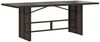 vidaXL Gartentisch mit Glasplatte Braun 190x80x74 cm Poly Rattan 365305 Bild 2
