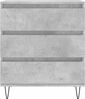 vidaXL Sideboard Betongrau 60x35x70 cm Holzwerkstoff 827184 Bild 5
