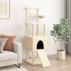 vidaXL Kratzbaum mit Sisal-Kratzsäulen Creme 153 cm 172115 Bild 3