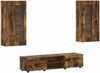vidaXL TV-Schrankset FLORIN 3 pcs Geräucherte Eiche Holzwerkstoff 3397929 Bild 2