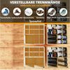 SpaceAid Schuhbox faltbare Schuh-Organizer (Körbe, Boxen mit verstellbaren Trennwänden, 2 St), Schuh-Organizer für 16–32 Paar Bild 2