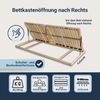 Madera Lattenrost für Bettkastenfunktion – 7-Zonen, 28 Federleisten, Birkenschichtholz, Größe: 100 x 200 cm, Seite der Öffnung: Öffnung nach Rechts Bild 2