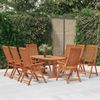 vidaXL Klappbare Gartenstühle 8 Stk. Massivholz Eukalyptus 3087346 Bild 1
