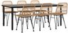 vidaXL 7-tlg. Garten-Essgruppe Poly Rattan 3157892 Bild 3