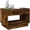 Couchtisch, Sofatisch mit Infinity-LED Räuchereiche 70x50x50 cm Bild 4