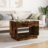 Couchtisch, Sofatisch mit Infinity-LED Räuchereiche 70x50x50 cm Bild 3