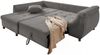 Massivart® Ecksofa Cord mit Bettfunktion / 250x190 cm / mit Bettkasten »LUNARO«, Nosagfederung · Schlaffunktion · Metallfüße · Kissen-Set Bild 3