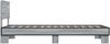 vidaXL Bettgestell mit Kopfteil Grau Sonoma 80 x 200 cm Holzwerkstoff 8009086 Bild 5