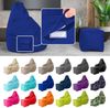 Green Bean® Bean Bag-Sitzsack + Hocker, 2er-Set, waschbar & schmutzabweisend, Polyester / PVC, EPS-Füllung, Blau Bild 2