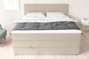 99rooms Madagaskar Boxspringbett Kunstleder MADRYT Champagner 160x200 cm Taschen-Federung Bild 2