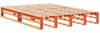 vidaXL Massivholzbett ohne Matratze Wachsbraun 120x200 cm Kiefernholz 850841 Bild 3