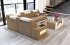 Ecksofa Como L Form - Kunstleder - sandbeige-weiß - Links Bild 3