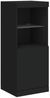 vidaXL Sideboard mit LED-Leuchten Schwarz 41x37x100 cm 836687 Bild 5
