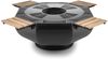 WOX Feuerschale mit Grillring – Feuerstelle & Grillplatte Schwarz, 115 × 115 × 50 cm, 96 kg Bild 2