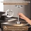 Lapalife LED Nachttischlampe LED Tischlampe Kabellos Akku, Dimmbar, 3 Farbtemperatur, LED fest integriert, Silber Tischleuchte USB Aufladbar für Nachttisch Esstisch Schreibtisch Bild 3
