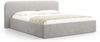Micadoni Bett Elizabeth Boucle Silber 180x200 Bild 1