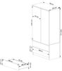 Raumhirsch Furniture Kleiderschrank Moderner Kleiderschrank - Zaubert Ordnung ins Schlafzimmer - Stauraum (viele Farbvarianten - Maße 180 - 90 - 50 cm) Stilvoller Schlafzimmerschrank, ideal für Jugendzimmer & Wohnzimmer Bild 4