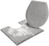 Grund Badematte Pusteblume, Badvorleger, Badezimmer Teppich, sehr weich, Höhe 20 mm, rutschhemmend beschichtet, schnell trocknend, fußbodenheizungsgeeignet, Polyacryl, 2-tlg. Stand-WC Set, weiche Haptik, auch als 2-teiliges Set erhältlich, Made in Europe Bild 2